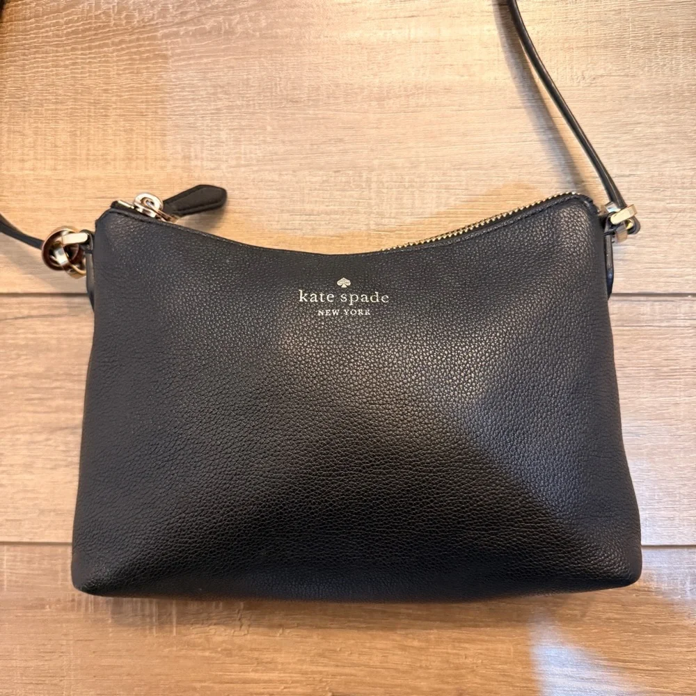 Kate Spade Black and Tan Crossbody Bag - Picture 2 of 8